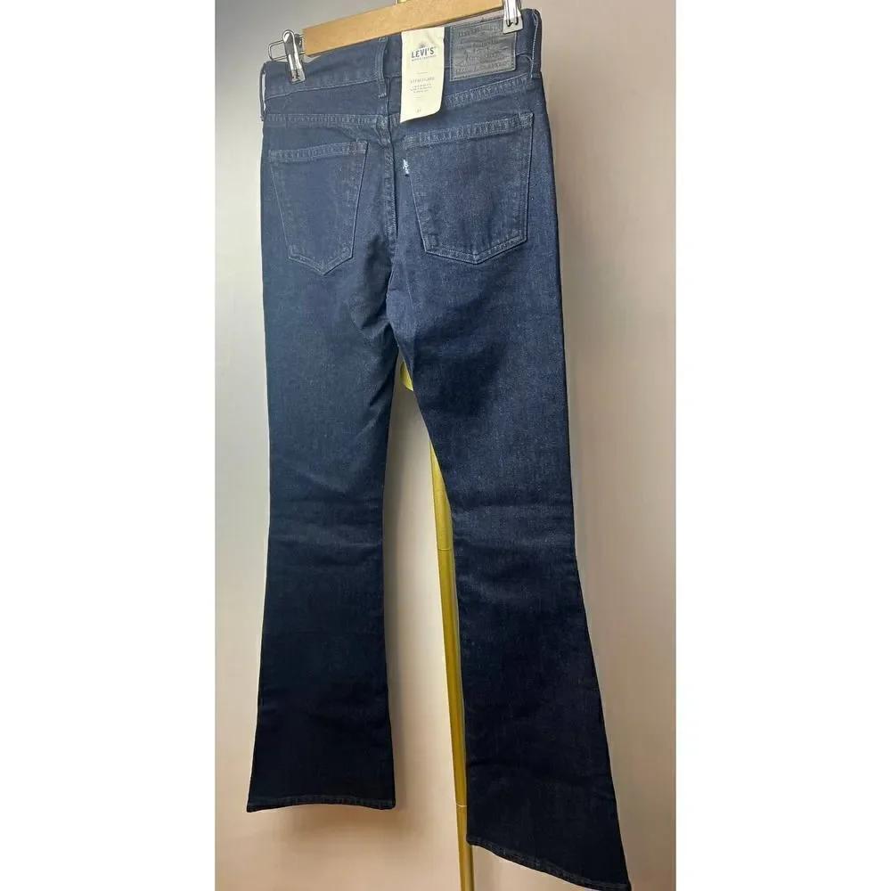 Anthropologie x Levi's Made & Crafted Stem Flare Embroidered Jeans NWT Sz. 25
